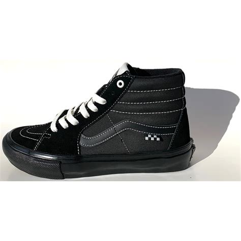 Vans Sk8 Hi Skate (Black/Black) Men's Shoes Skate Shoes at Switch ...