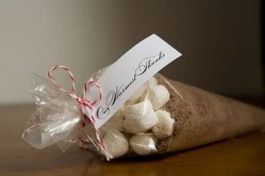 Lovely Winter Wedding Favors For A Same Sex Wedding