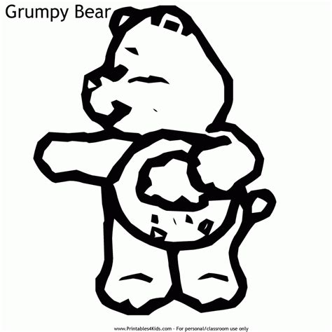 Free Grumpy Bear Coloring Pages, Download Free Grumpy Bear Coloring Pages png images, Free ...