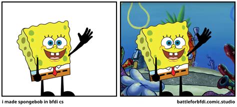 I Made Spongebob In Bfdi Cs Comic Studio