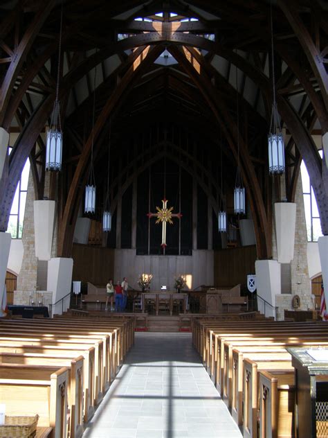 The Cross And Altar Of St Andrews Episcopal Church In Amarillo Tx