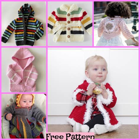 10 Awesome Crochet Kids Sweaters Free Patterns Diy 4 Ever