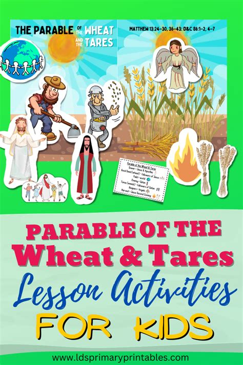 Parable of the Wheat & Tares Bible Parable Lessons for Kids