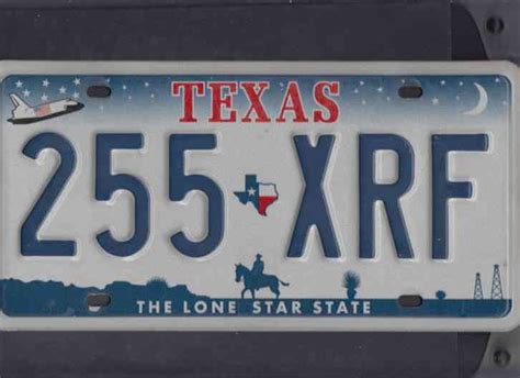 Temporary Texas License Plate Printable