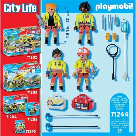 Playmobil City Action Les Secouristes Equipe De Secouristes