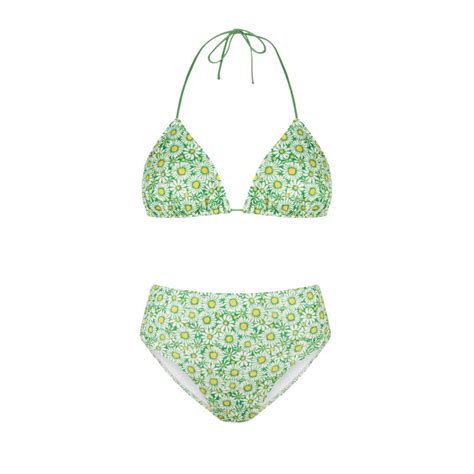 Lupita Triangle Bikini High Green Robin Collection Robin Collection