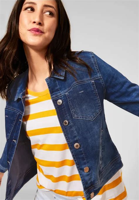 STREET ONE Veste En Jean Bleue Pour Femmes En Bleu ROXANA STREET ONE