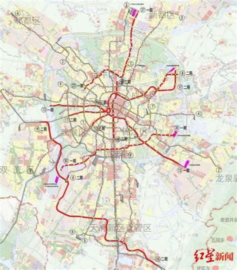 2024年成都地铁规划图 千图网