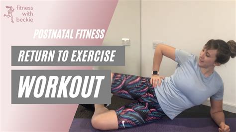 Postnatal Return To Exercise Full Body Workout All Abilities From