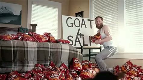 Publicit Doritos Goat Sale Conours Crash Superbowl