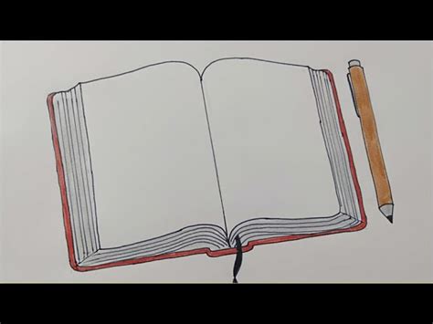 كتاب مفتوح رسم