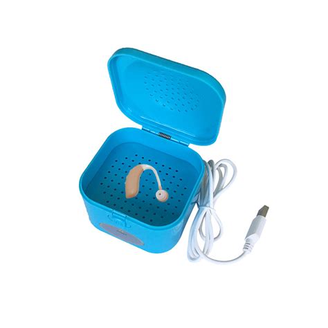 Compact Electrical Hearing Aid Dehumidifier Dryer Case For Earsmate All