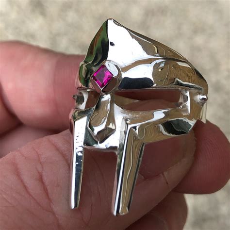 Classic Mf Doom Ring Stainless Steel Silver Mf Doom Atelier Yuwaciaojp