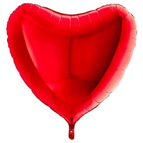 Ballon alu coeur rouge 9 23cm Ballons Décoration Fête