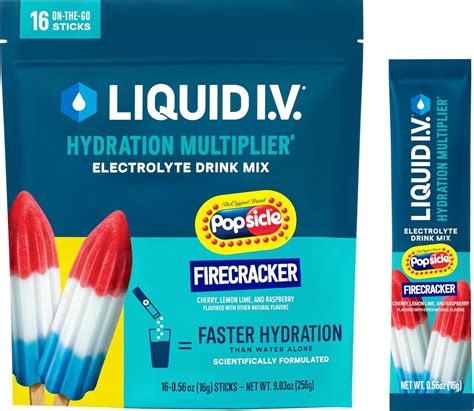 liquid iv hydration multiplier popsicle firecracker electrolyte
