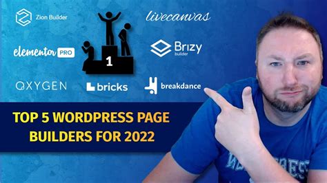 Top 5 WordPress Page Builders For 2022 YouTube