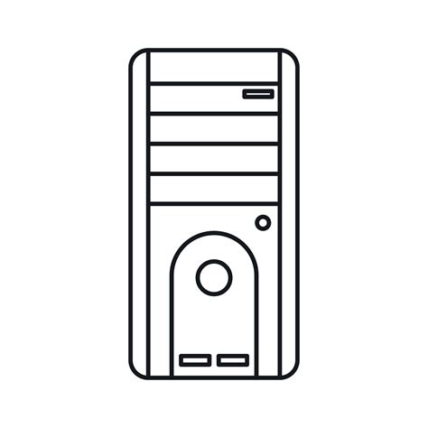 Computer System Unit Icon Outline Style Vector Art At Vecteezy