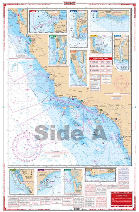 Coverage of San Francisco to Mexico Navigation Chart 54