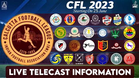 Calcutta Football League CFL 2023 Live Telecast Stream