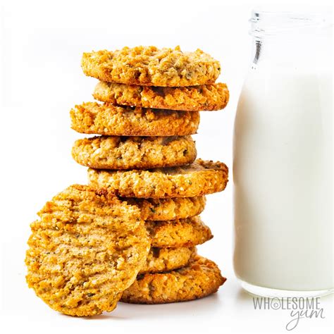 Diabetic Oatmeal Cookies With Almond Flour Peanut Butter Coconut