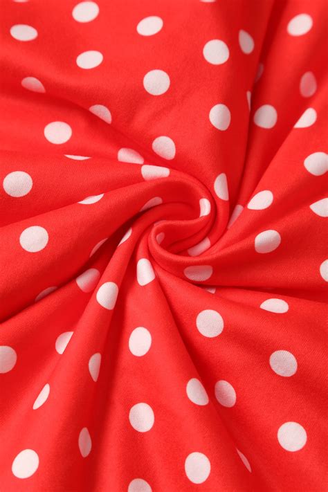 Matilda Red Polka Dot Wrap Dress