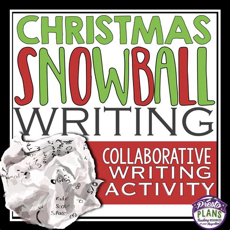 Christmas Snowball Writing Prestoplanners