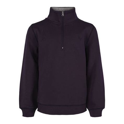 Vilje And Ve Genser Snorre Halfzip Navy Guttelusno