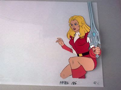 she ra ADORA W/SWORD production cel PP82 186 s12 | #168056985