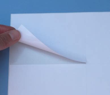 Superhaftpapier Etiketten auf DIN A4 Bogen für Laserdrucker