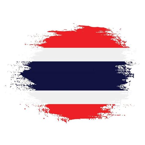 Thailand paintbrush frame flag vector 16542388 Vector Art at Vecteezy