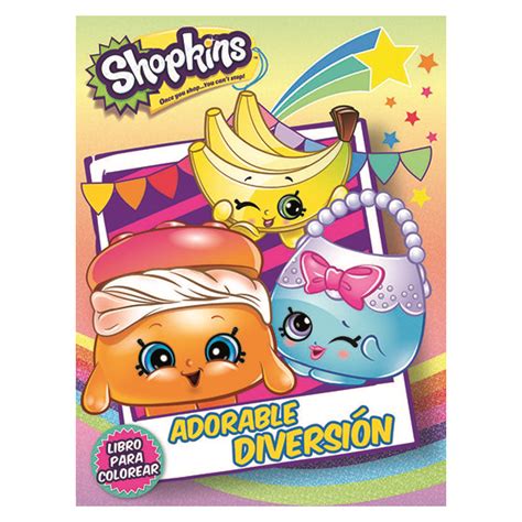 Libro Para Colorear Pgs Shopkins Grupo Bestway