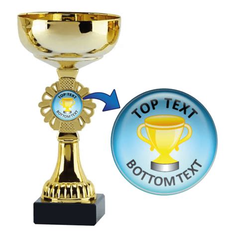 Cup Trophy - Blue Gold Cup Design