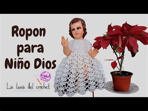 Ropon Para Ni O Dios Tejido A Crochet Paso A Paso Ni O Dios De Cm