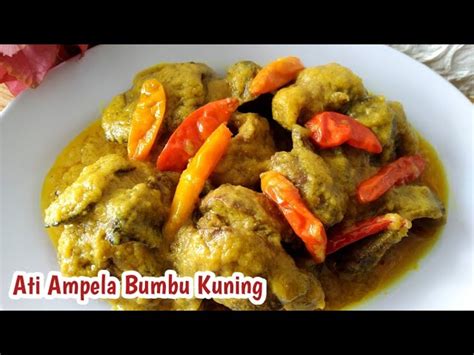 Resep Masak Ati Ampela Bumbu Kuning Spesial Lezat Dan Praktis