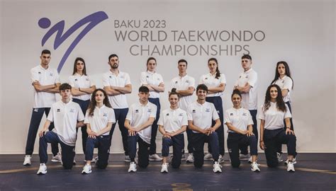 Taekwondo La New Marzial Mesagne Presente Al Mondiale Senior A Baku