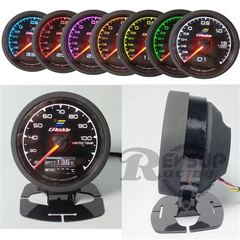 Greddy Multi Lcd Digital Display Turbo Boost Gauge Car Gauge Inch Mm