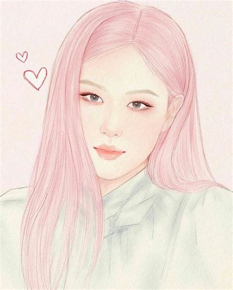 Blackpink Rose Pencil Drawing 5 Wallpaper Lisa Blackpink Drawing