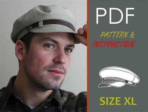 Hat Pattern Pdf Cap Sewing Pattern Instructions Download Size | Etsy