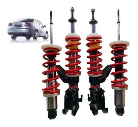 Kit Suspensão Rosca Slim Honda Civic 2001 A 2006 Parcelamento sem juros