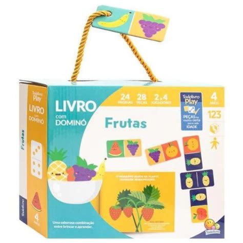 Livro Quebra cabeça Frutas Shopping Guararapes