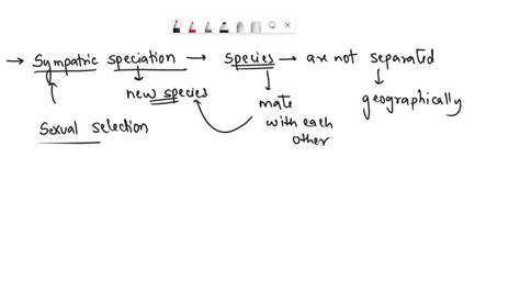 Solved True Or False Sexual Selection May Lead To Sympatric Speciation