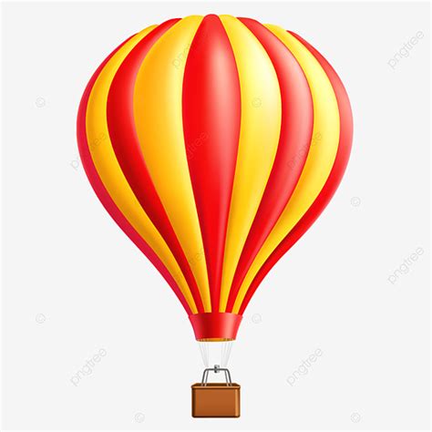 Hot Air Balloons Clipart Vector Colorful Striped Hot Air Balloon