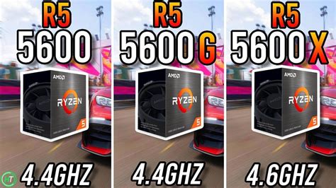 Ryzen 5 5600 Vs Ryzen 5 5600g Vs Ryzen 5 5600x Youtube