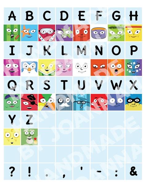 Numberblocks Stickers For 1 Blocks Characters 1 10 Etsy Uk