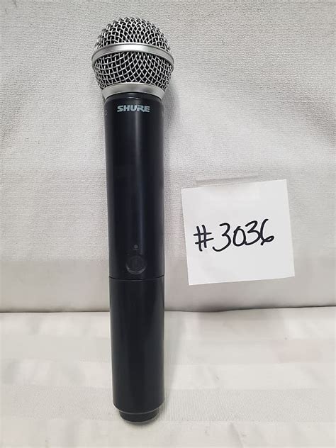 Shure Blx2sm58 Handheld Wireless Microphone Transmitter H9 Reverb