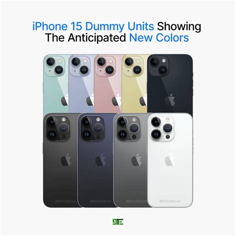 iPhone 15 Series: Dummy Units Show The Anticipated Colors — 9 Tech Eleven