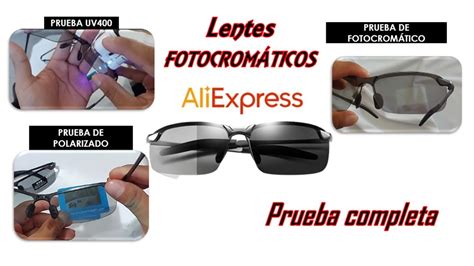 PRUEBA COMPLETA A LOS LENTES FOTOCROMÁTICOS CON PROTECCIÓN UV400 DE