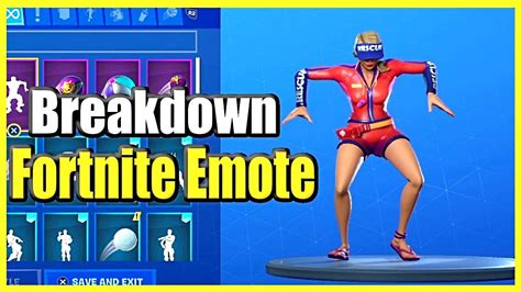 How To Do The Fortnite Breakdown Emote Dance Easy Method YouTube