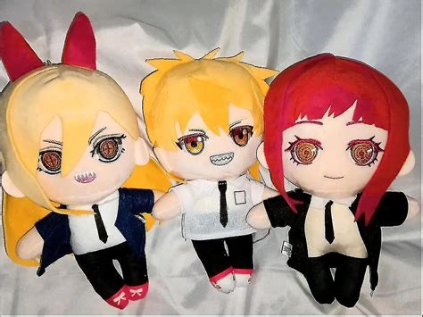 Chainsaw Man Plush Toys Pochita Anime Figure Denji Makima Pochita Power