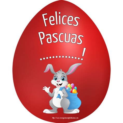 Felicitaciones Personalizadas De Pascua Conejos Felices Pascuas